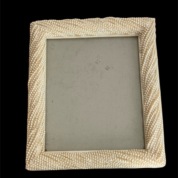 Vintage Beaded Picture Frame Size 8” x  10” - Picture 3 of 4